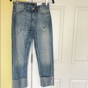 Zara Denim with Pearls details